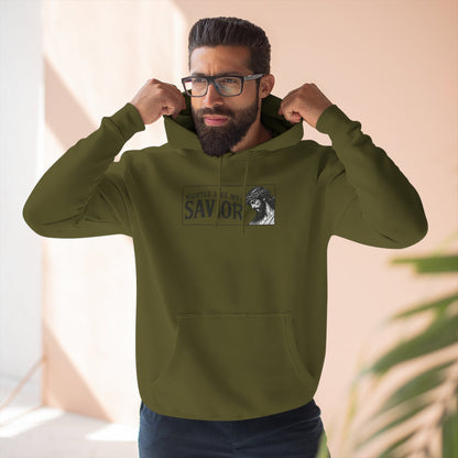 HUSTLE LIKE MY SAVIOR PREMIUM HOODIE
