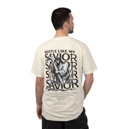 HUSTLE LIKE MY SAVIOR TEE