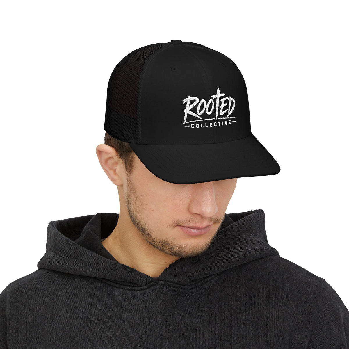 THE ROOTED COLLECTIVE TRUCKER CAP