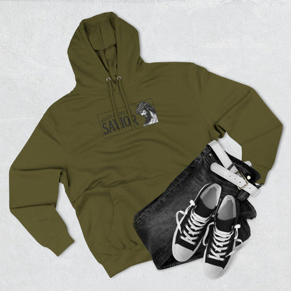 HUSTLE LIKE MY SAVIOR PREMIUM HOODIE