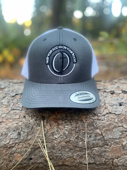 TRUST YOUR GOD KNOW YOUR ROO✝️S Trucker Cap