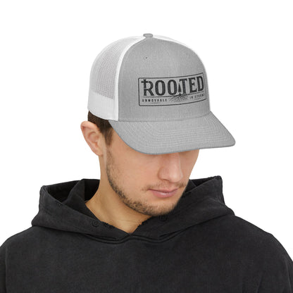 UNMOVABLE IN STORMS TRUCKER CAP