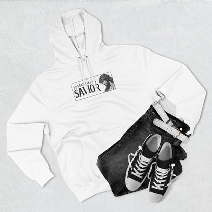 HUSTLE LIKE MY SAVIOR PREMIUM HOODIE