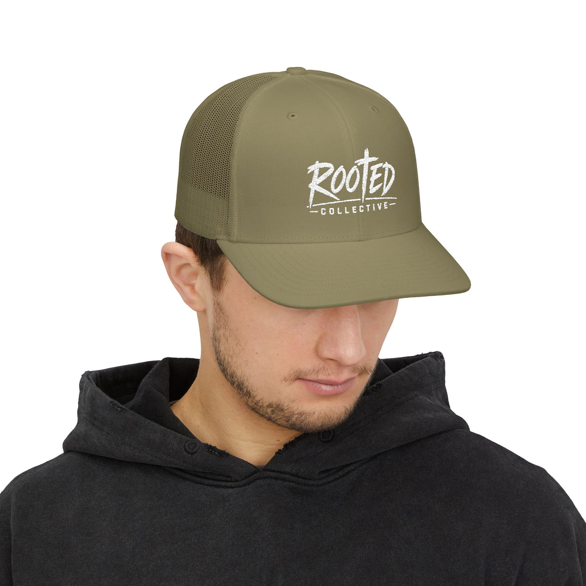 THE ROOTED COLLECTIVE TRUCKER CAP
