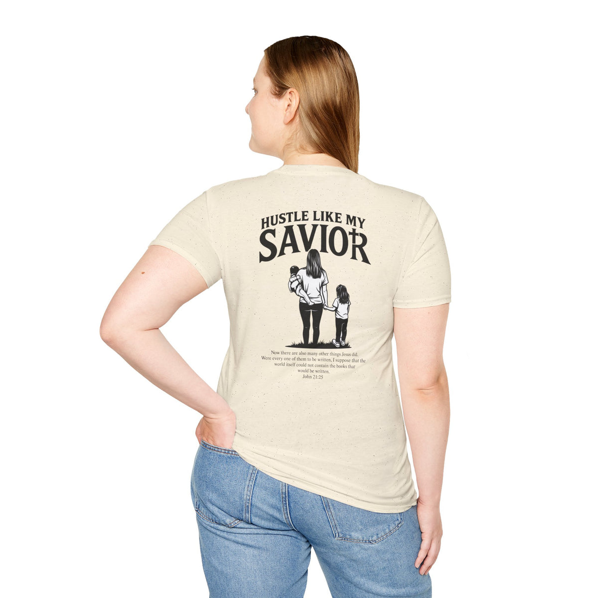 MOMS HUSTLE LIKE THEIR SAVIOR TEE